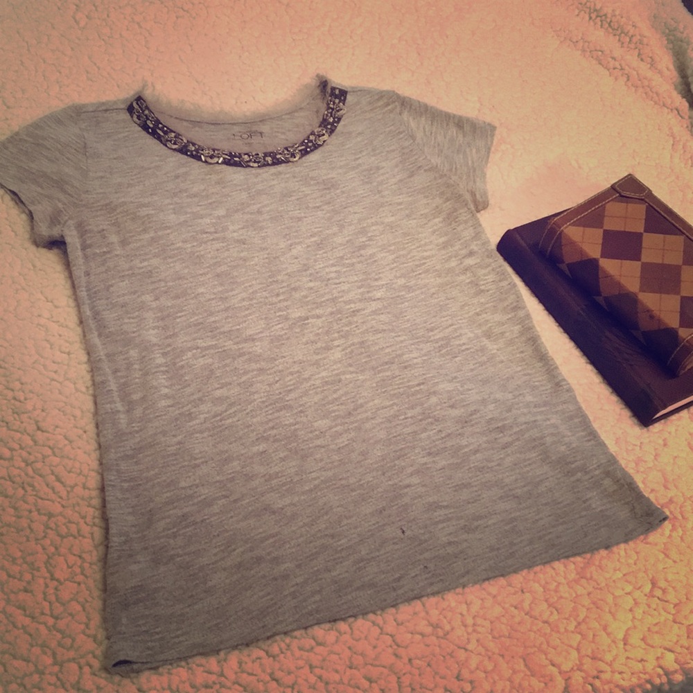 LOFT Beaded Top